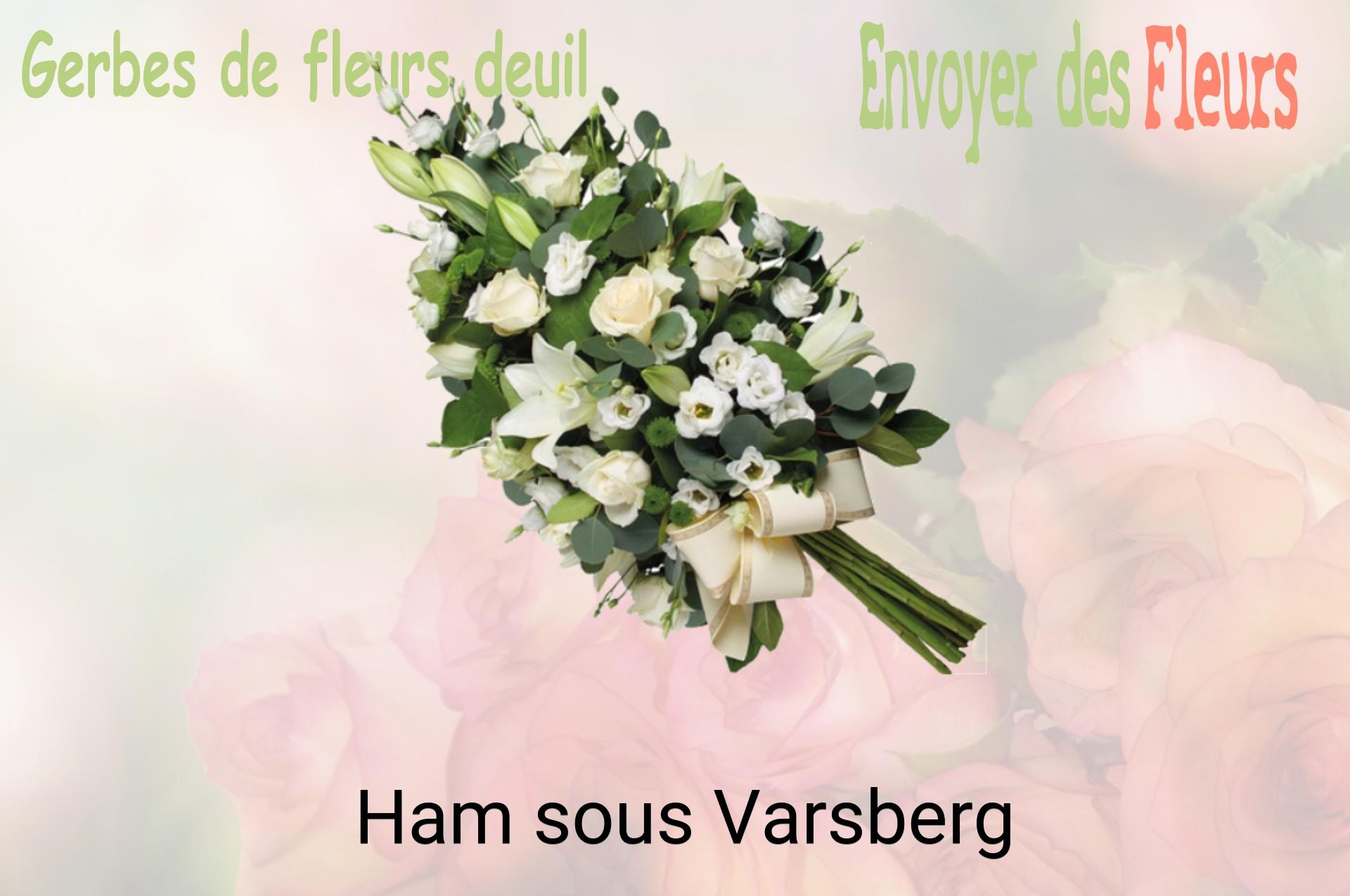 Gerbe de fleurs de deuil livrée à Ham-sous-Varsberg