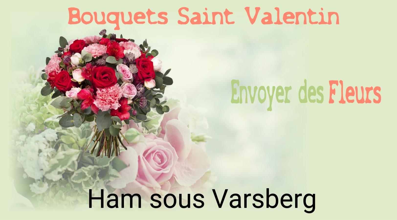 Roses de Saint-Valentin livrées à Ham-sous-Varsberg